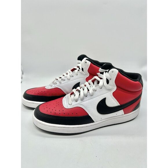 Nike Men's Court Vision Mid NBA Red Black White 